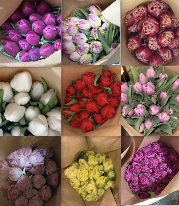 Тюльпаны букеты алматы