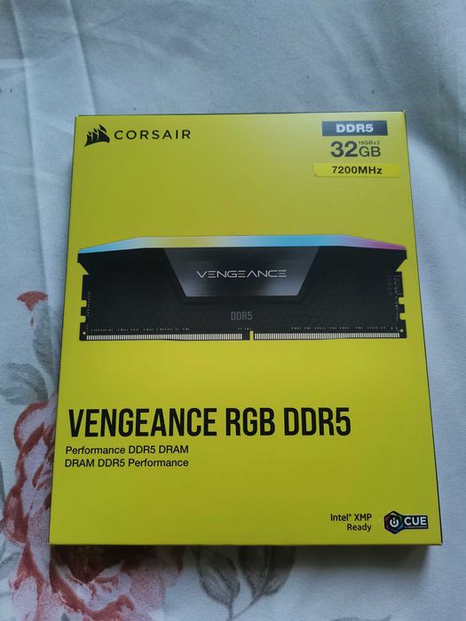 Memorii RAM Dual Corsair DDR5 RGB 32Gb(2x16) 7200MTs Cl 34