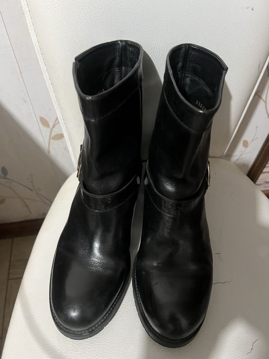 Сапоги кожаные Nursace