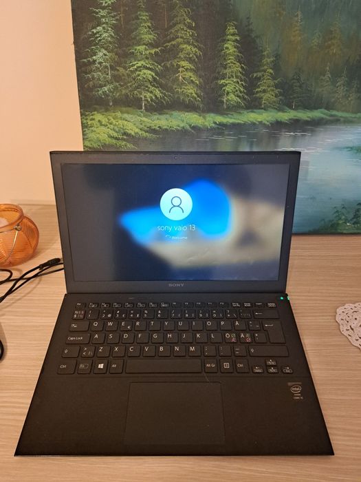 Laptop sony vaio 13' ultrabook, i5 gen 4,  sony svp132a1cm, bat. 3 ore
