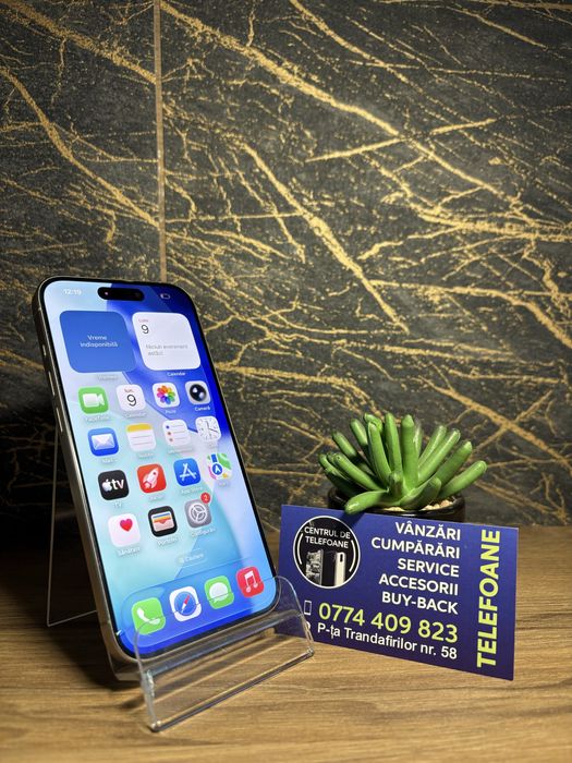 Iphone 15 Pro/512 GB/Garantie 2Ani Centrul de Telefoane/Rate