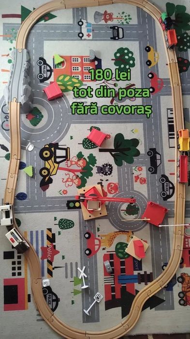 Loturi jucării,set tren șină lemn,animale Schleich dvd-uri desene,mași