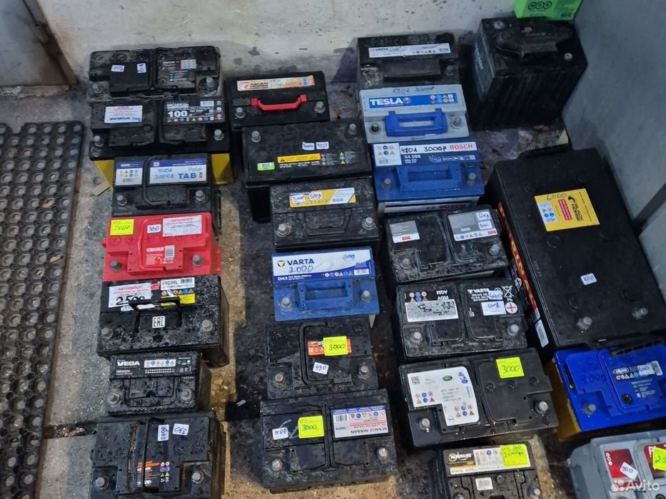 Аккумуляторы бу и новые