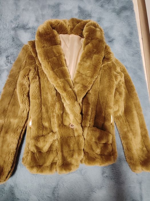 Geacă de blană artificială fashion