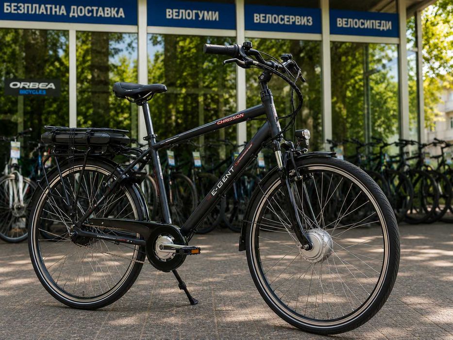 НОВ Електрически Велосипед Chrisson E-Gent 28 Black Matt - БЕЗПЛАТНА ДОСТАВКА