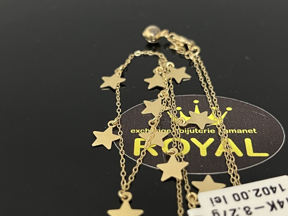 Bijuteria Royal CB: Lantisor dama aur 14k 3,27gr
