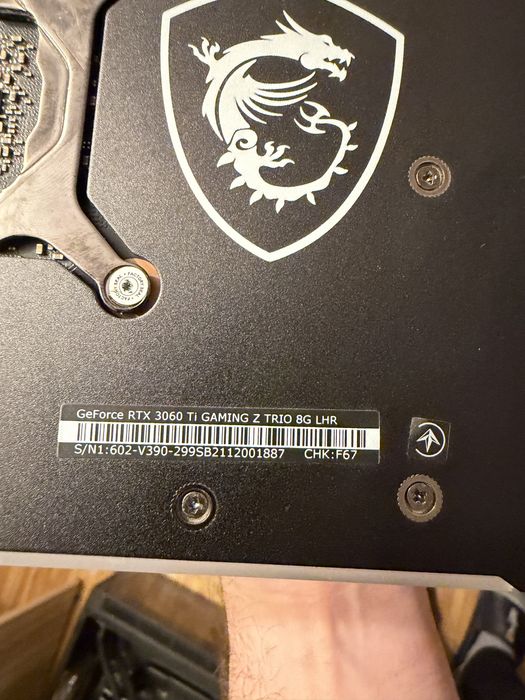 RTX 3060 Ti MSi Gaming Z Trio 8Gb