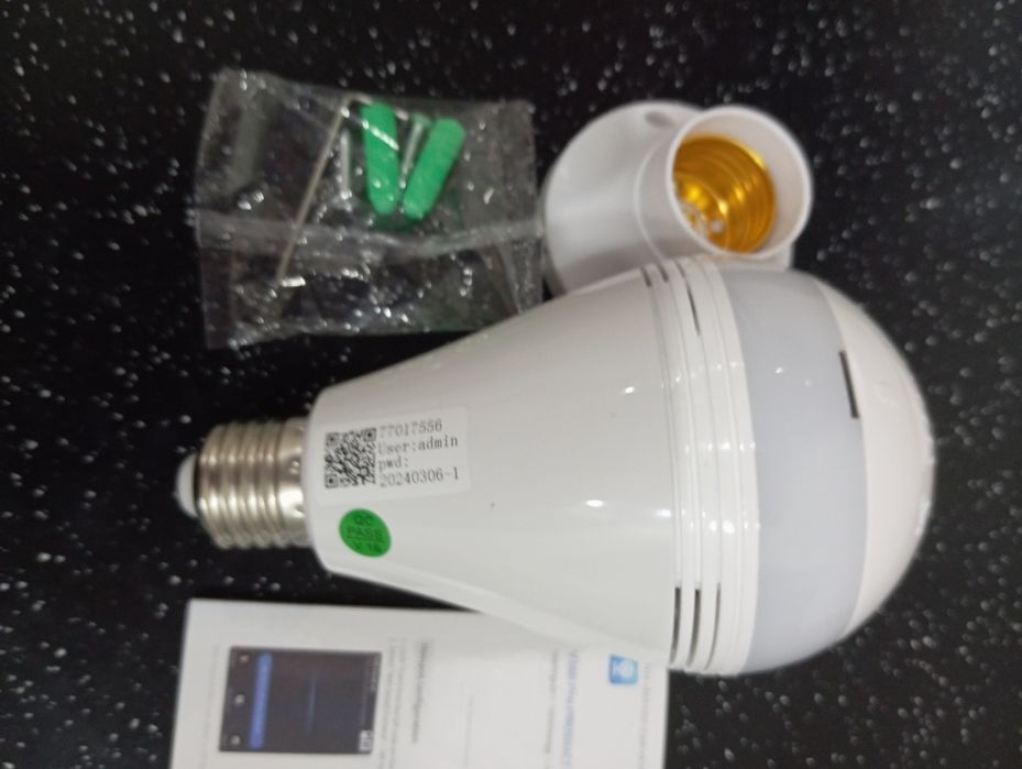 Камера видеонаблюдения в виде лампочки