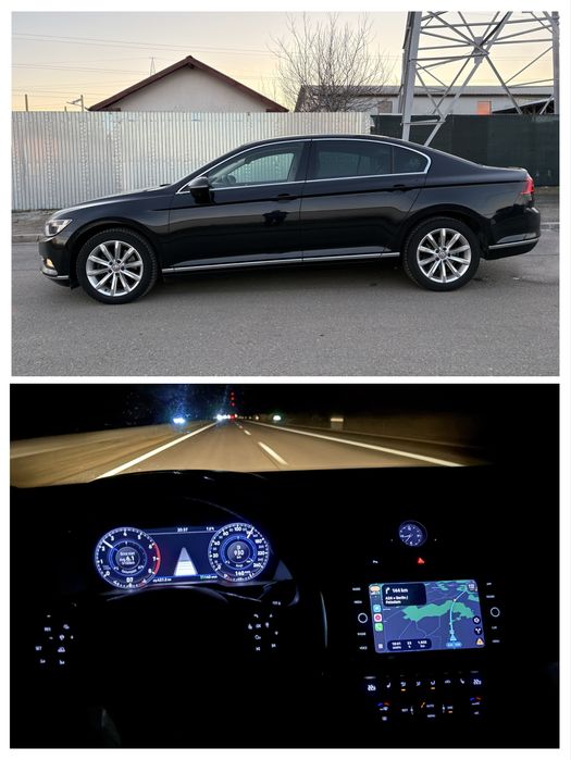 Passat, 2018, Virtual Bord, DSG, Piele, Masaj, Navi, Vopsea Originala