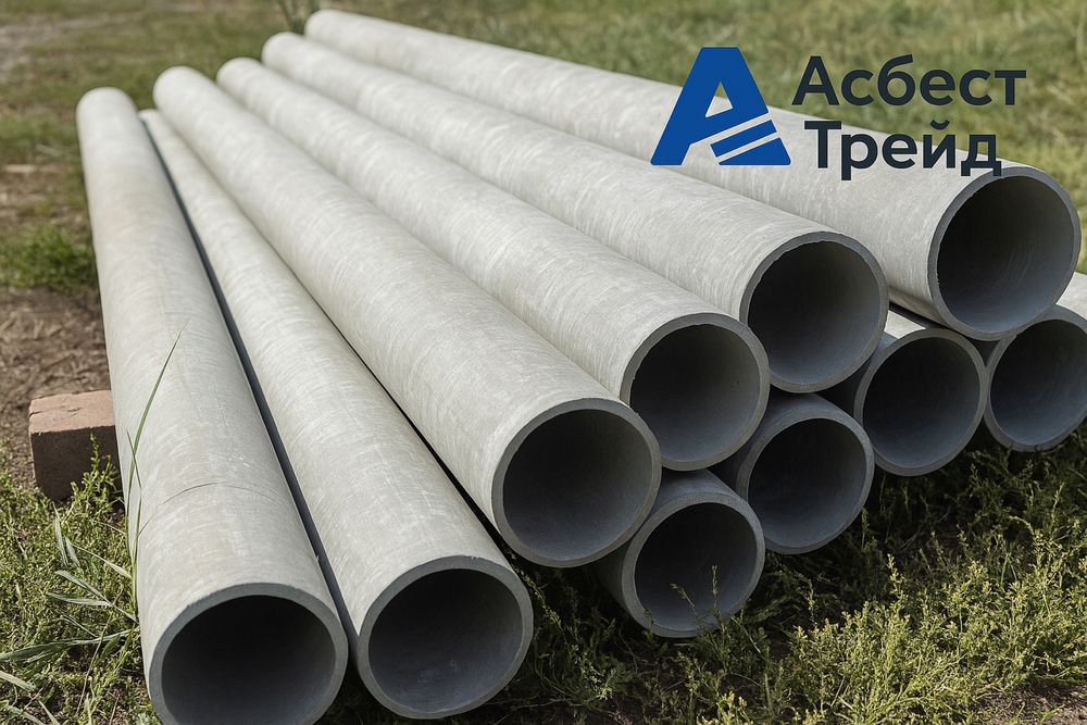 Асбестовые трубы 100,150,200,300,400,500 мм - Доставка