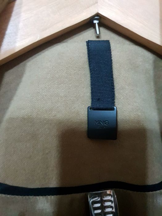 Пальто мягкий замш