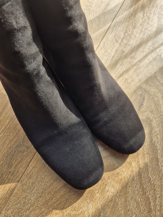 Botine negre Bershka