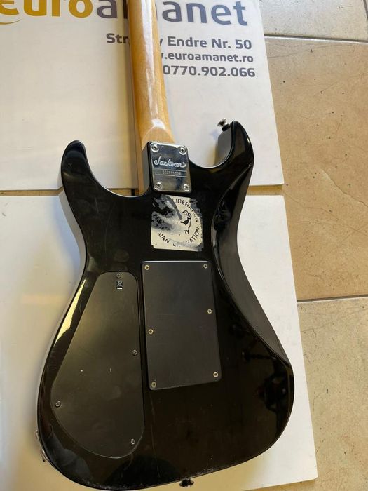 Chitara electrica Jackson JS12 Dinky, Black -A-