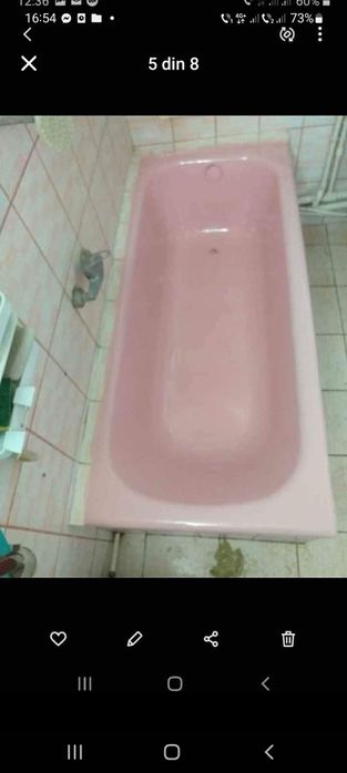 Reconditionari cazi de baie din Fonta, Tabla, Acril,