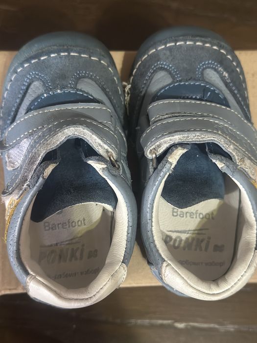 Бебешки обувки Ponki естествена кожа