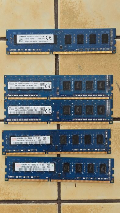 Dddr3 1600 mhz 4gb 8gb. 2 kit 2*4gb, 1*8gb