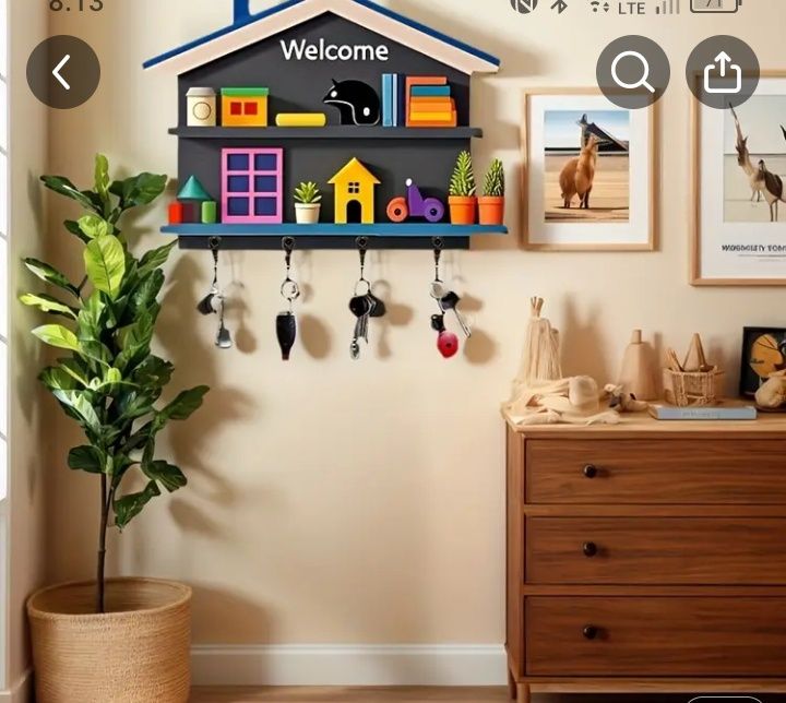 Черна къщичка, Картинен знак „Добре дошли у дома“