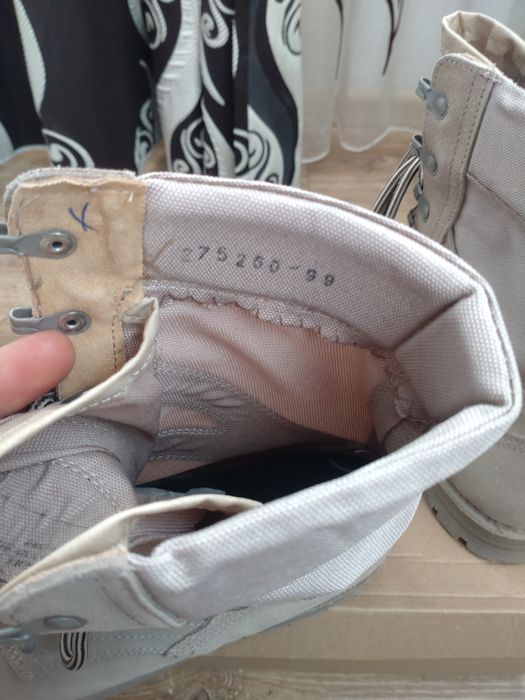 Bocanci militari/MApN /armata bej/crem piele vara desert, 42,5/27,5 cm