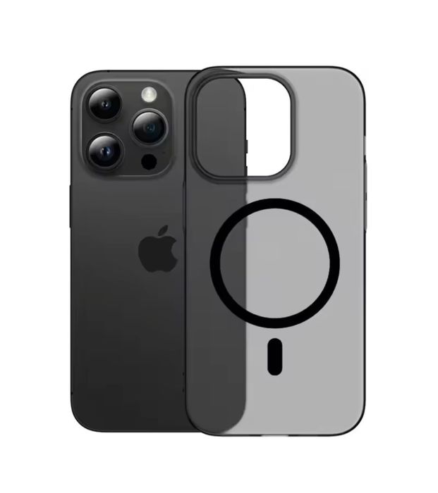 Iphone 13/14/15/16/PRO/MAX/PLUS Husa Hard Plastic Subtire Cerc Magsafe