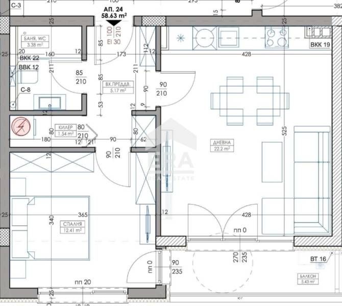 Продава се Двустаен апартамент в Варна, Владислав Варненчик - 69 кв.м за 680 €/кв.м - Снимка #10