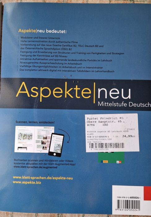 Manuale curs de germana Arbeitsbuch Lehrbuch B2