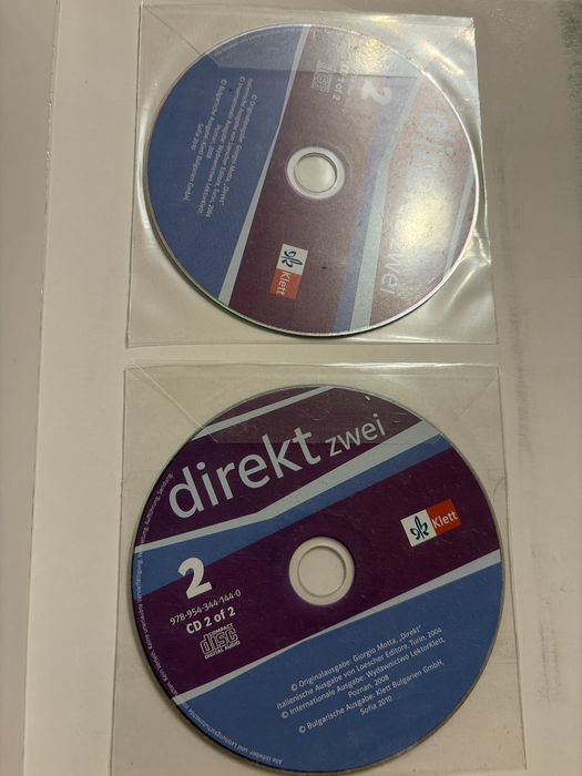 Учебник по немски език direkt zwei 2 за 10. клас + 2 CD (Klett) - A2