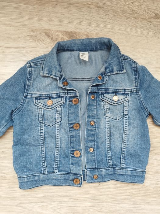 Детско дънково късо яке за момиче 116рр