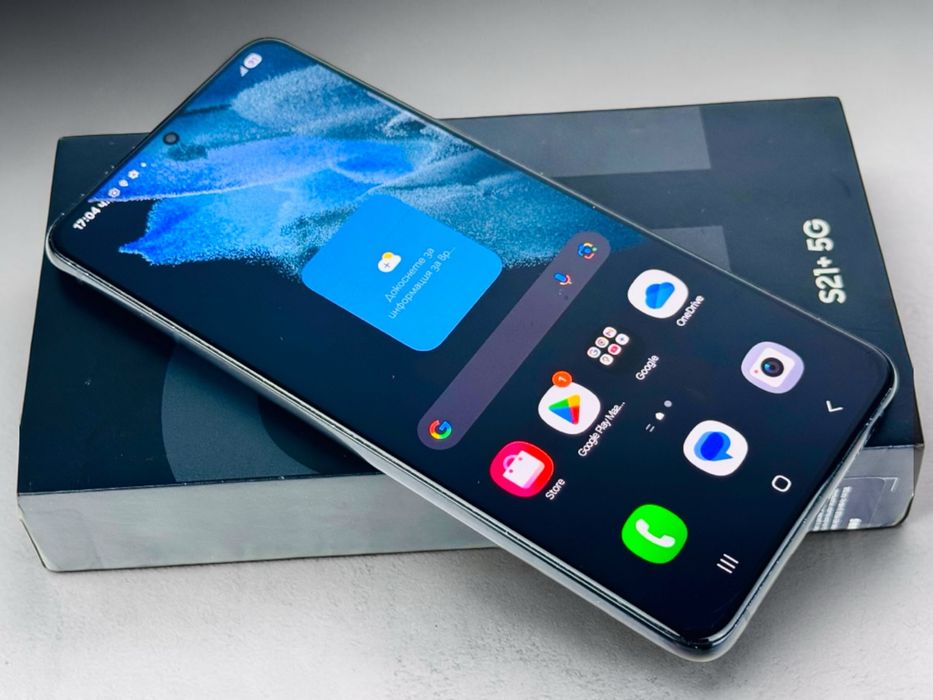 Samsung Galaxy S21 Plus 5G 128GB 8RAM Black Отличен! Гаранция!