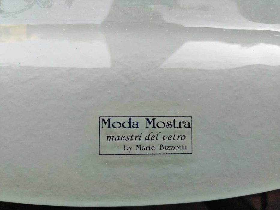 Плато за сервиране от мураново стъкло