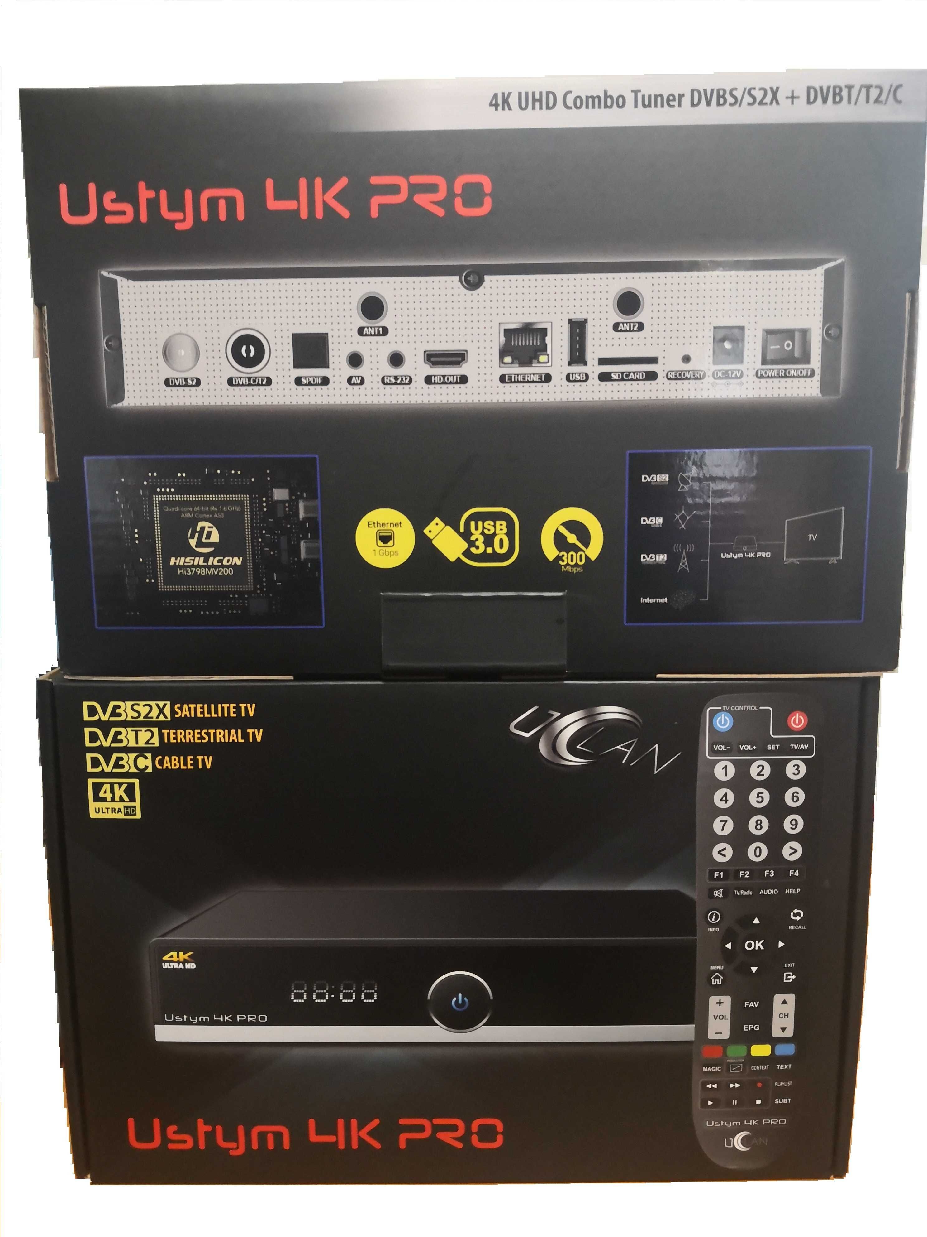 TV Tuner BOX Ustym 4K PRO | Тв тюнер бокс Устюм 4К ПРО: 120 у.е. - Прочая тв  / видеотехника Коканд на Olx