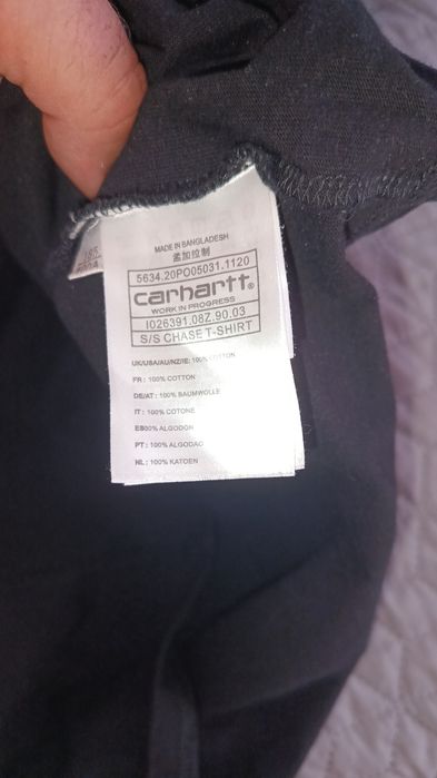 Тениска carhartt с бродирано лого