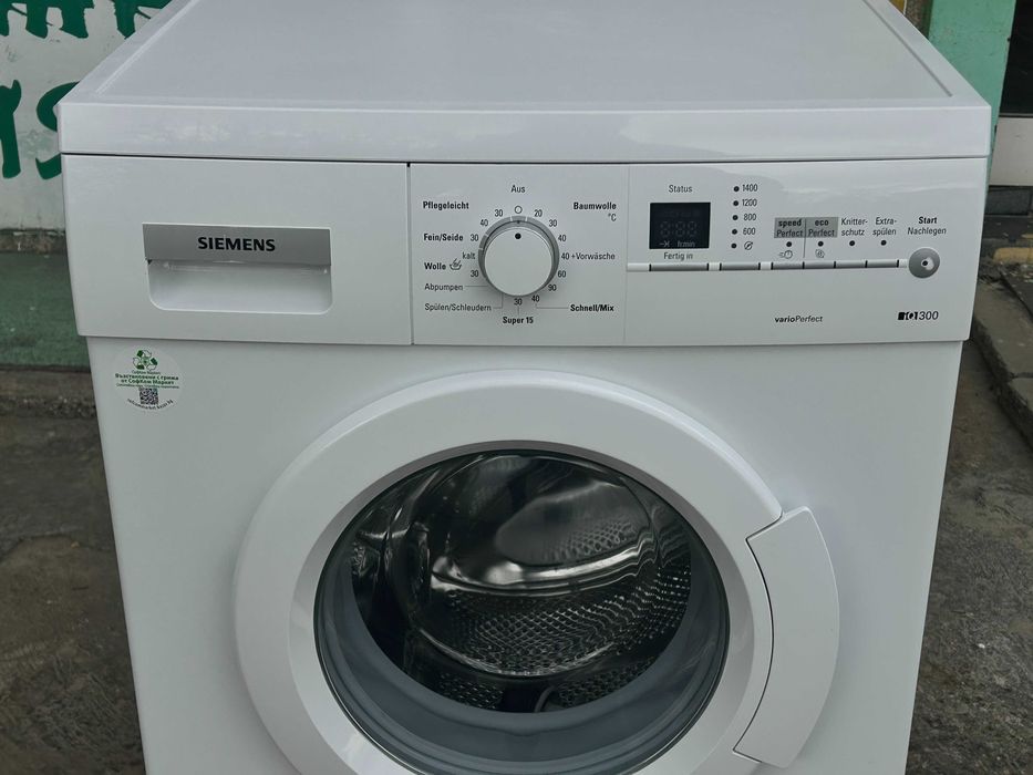 Пералня Siemens iQ300| 6 kg | A+++ | 1400 оборота