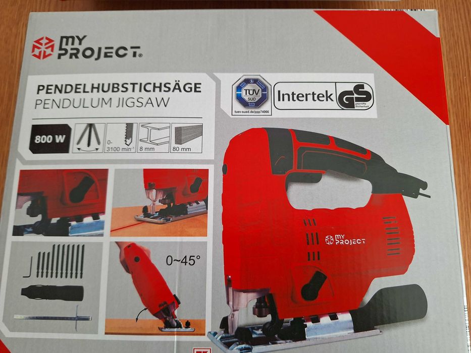 Aparat electric pentru taiat vertical sau la 45 grade, 800W