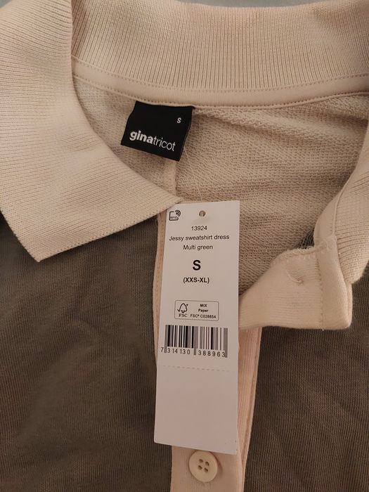 Rochie polo colorblock Gina Tricot