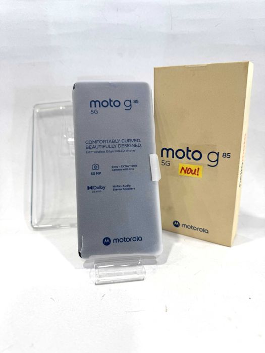 Motorola g85 5G, Cobalt Blue, 256GB/8GB RAM, NOU!