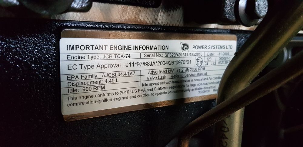 Motor jcb