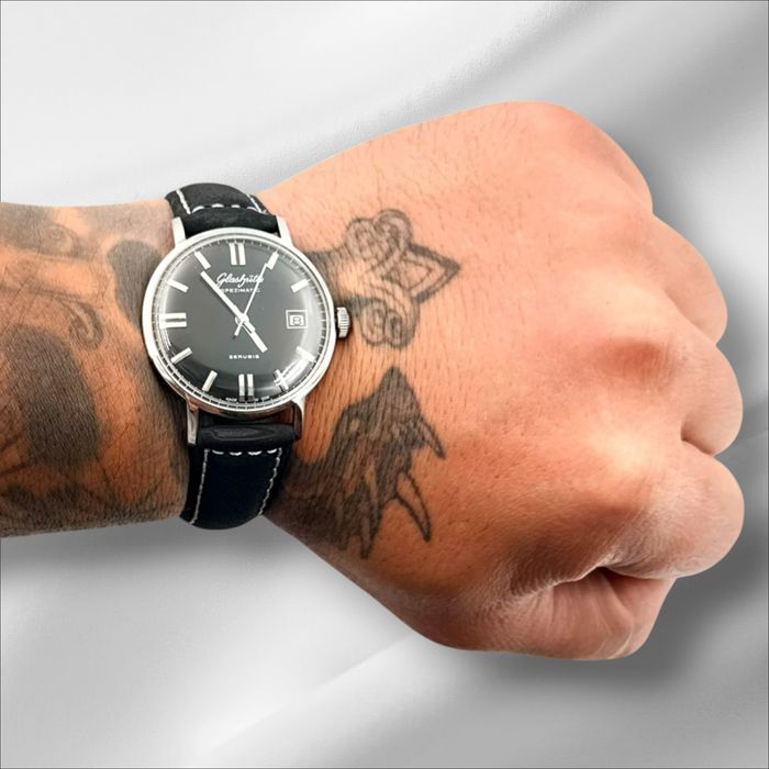 Glashutte Spezimatic мъжки рядък винтидж часовник