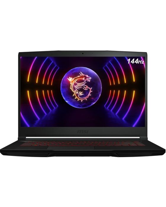 Нов Гейминг лаптоп MSI - Thin GF63 12UC, 15.6'', FHD, i5, 16 RAM, 144Hz, RTX3050