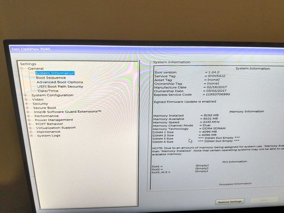 Компютър DELL OptiPlex 7040