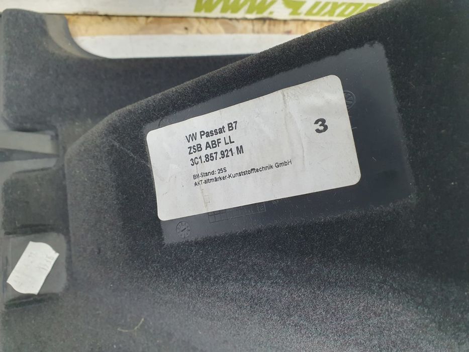 Torpedou sofer 3c1857921m Volkswagen Passat B7 (2010 - 2015)