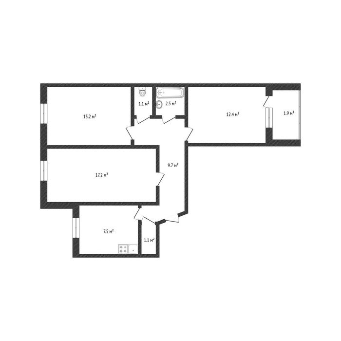 Продам 3 комн квартиру
