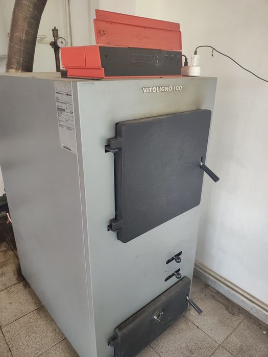 Cazan / centrala lemne 40kw Wiessmann vitoligno 100 s