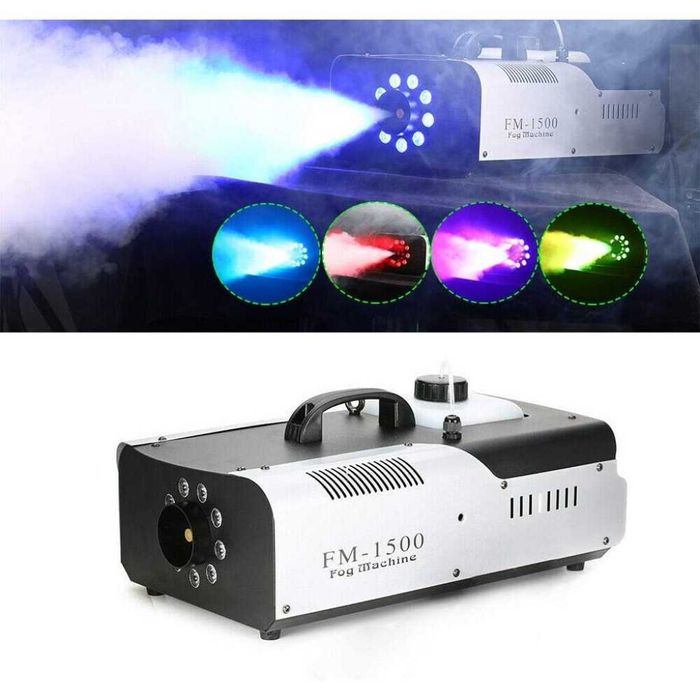 Машина за пушек с LED осветление дистанционно светлинни и димни ефекти