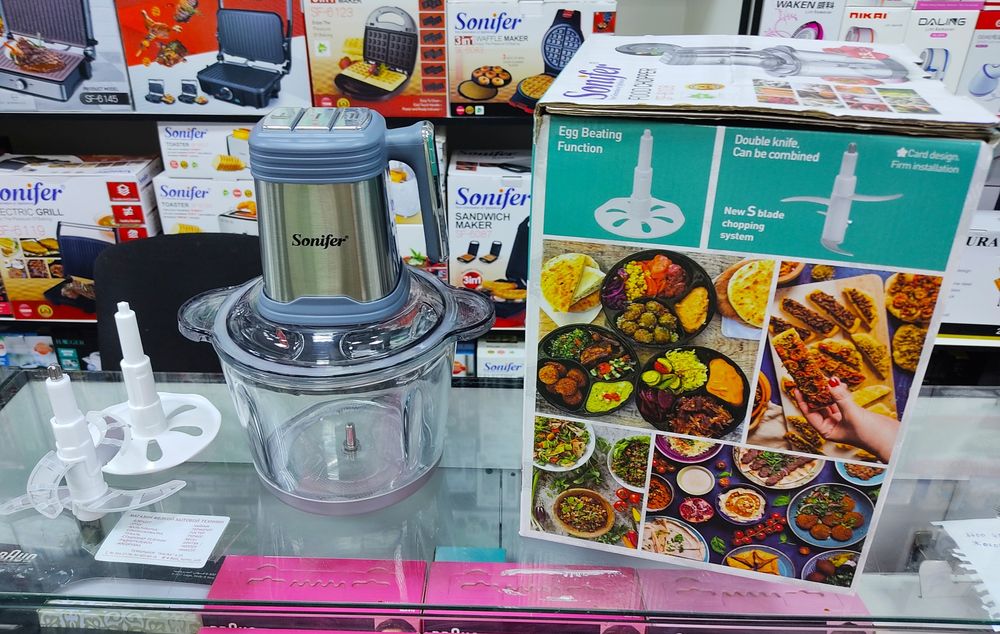 Новый чоппер Sonifer SF 8107 измельчитель Chopper мясорубка myasorubk