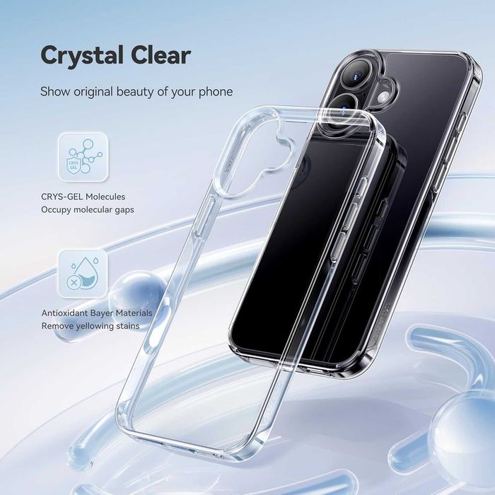 Husa silicon transparenta pt iPhone 16 / 16 Plus / 16 Pro / 16 Pro Max
