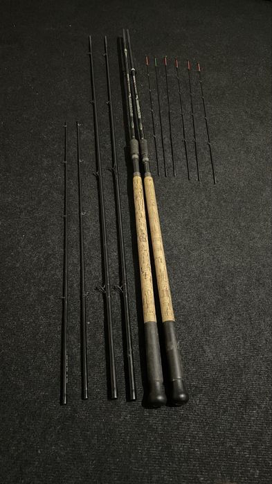 Set 2 Lansete Fedeer Maver Diamomd Extreme 3.90m/140g stare bună