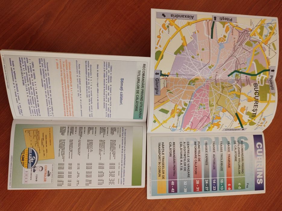 Vand Ghid Calatorie RATB / STB 2003 2004