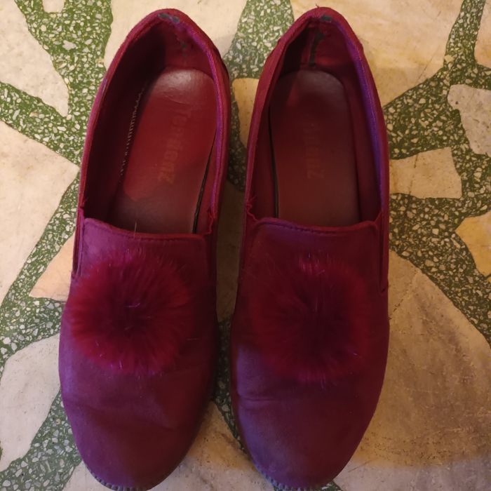 Обувки велур дамски