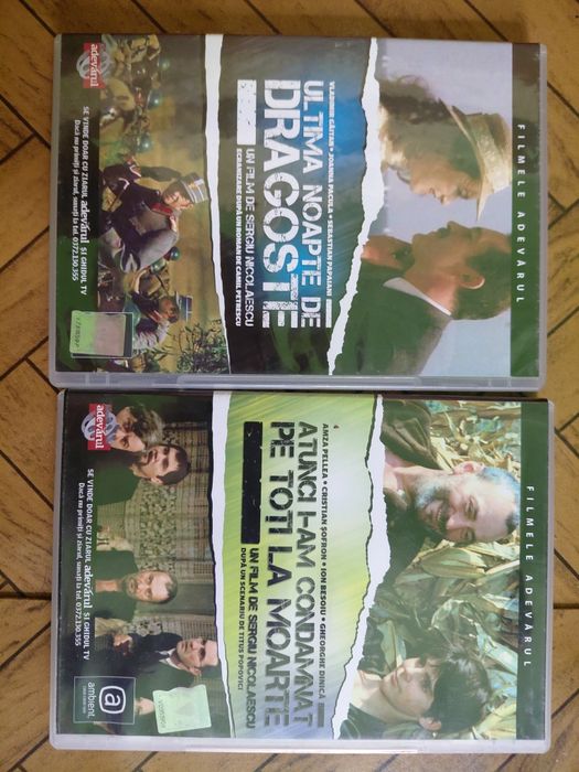 Casete DVD video vechi - filme românești