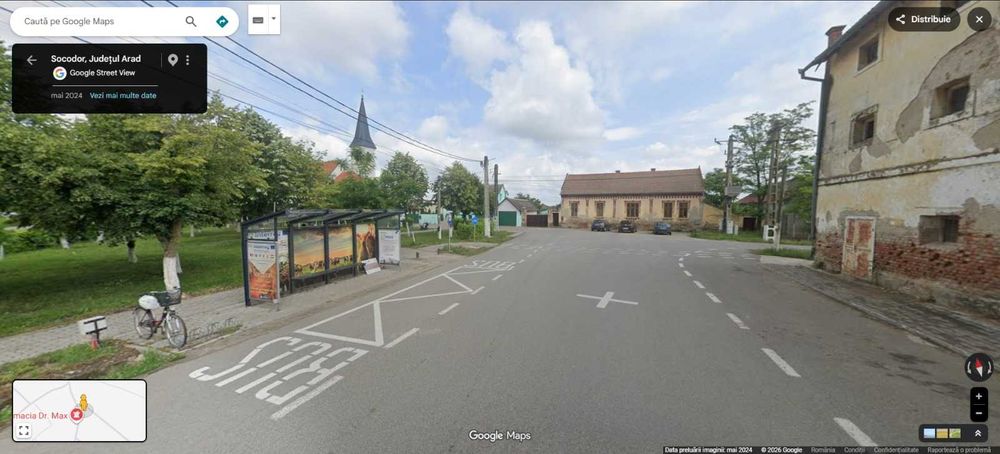 8817mp teren de vanzare cu cladire P+2, Socodor, Arad, ultracentral, posibilitate parcelare